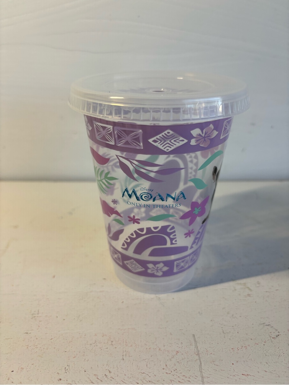 2026 limited edition Disney Moana Purple and Teal Floral Promo Cup